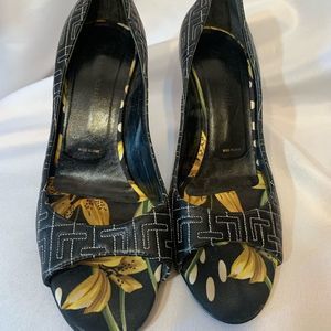 St. John Black & White Heels